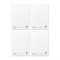 Set van 4 Kaarten met Bloemzaadjes Gerecycled Papier A6 Growing Paper