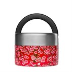 Food Jar Thermos Lekdicht met Handvat 650 ml Flowers Red Qwetch