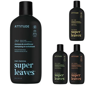 Attitude Super Leaves Men 2in1 Shampoo en Conditioner 415 ml Attitude
