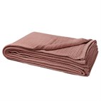 Sale 240x260 Gewatteerde Sprei Biologisch Katoen Roze-Bruin Yumeko