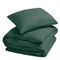 Sale 200x220 Dekbedovertrek Set Percal Biokatoen - donkere kleuren Donkergroen Yumeko