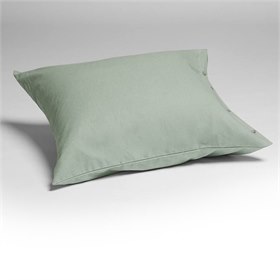 Sale 50x60 Kussensloop Bio Katoen Flanel Groen Yumeko