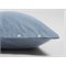 Sale 50x60 Kussensloop Bio Katoen Flanel Blauw Yumeko