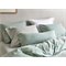 Sale 50x60 Kussensloop Bio Katoen Flanel Groen Yumeko