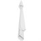 Sale Badcape van Bio Katoen met Capuchon en Mini Dots Structuur 100x100 Wit Yumeko