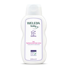 Derma Baby 3-in-1 Hydraterende Bodylotion 200 ml Weleda