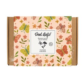 Gift Box Small met 7 Bio Zaadbommetjes Vlinderbloemenmix Blossombs