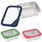 Touming+ Lekdichte RVS Lunchbox met Glazen Deksel 21x16x7,6 Eco Brotbox