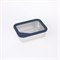 Touming+ Lekdichte RVS Lunchbox met Glazen Deksel 21x16x7,6  Deep Blue Eco Brotbox