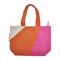 Shopper Biologisch Katoen met Rits en Binnenvak 54x40x18 Magenta Orange NoMorePlastic