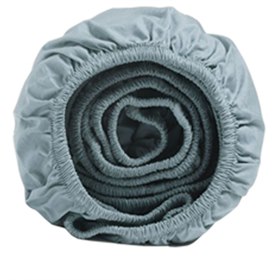 90x200 Hoeslaken Percal Bio Katoen - donkere kleuren Blauw Yumeko