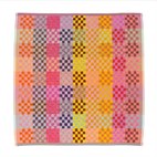 Handdoek van Katoen Restanten Checkered Check 50x50 cm Foekje Fleur
