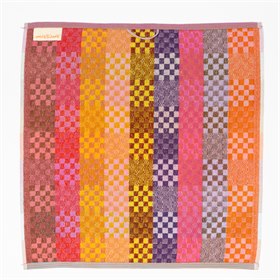 Handdoek van Katoen Restanten Checkered Check  50x50 cm Foekje Fleur
