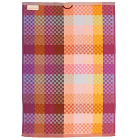 Theedoek van Katoen Restanten Checkered Check 50x70 cm Serie 86A Foekje Fleur