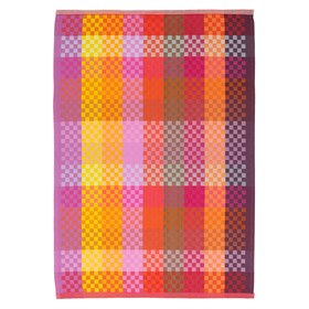 Theedoek van Katoen Restanten Checkered Check 50x70 cm Foekje Fleur