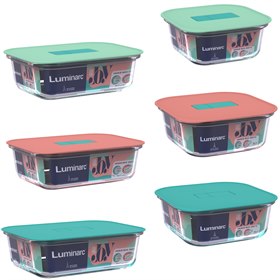 Lekdicht Bakje Glas Rechthoek of Vierkant Unique Box 530-1100 ml Luminarc