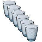 Set van 2 Gekleurd Glazen Pampille Color Tumbler 310 ml Mazzarine Luminarc