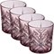 Set van 4 Gekleurde Glazen Salzburg Color Tumbler 300 ml Mauve Luminarc