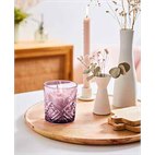 Set van 4 Gekleurde Glazen Salzburg Color Tumbler 300 ml Mauve Luminarc