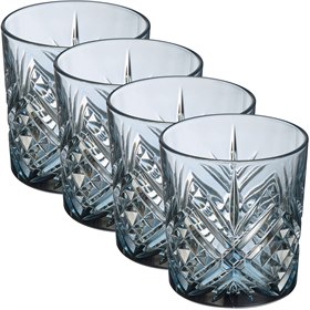 Set van 4 Gekleurde Glazen Salzburg Color Tumbler 300 ml Mazzarine Luminarc