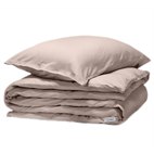 Sale 140x220 Dekbedovertrek Jersey Biokatoen Lichtroze Yumeko