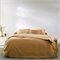 Sale 240x220 Double Face Dekbedovertrek Set Katoen Satijn Caramel Honey Yumeko