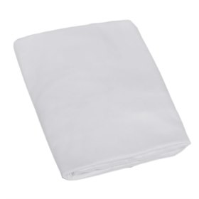 Sale 70x150 Hoeslaken Biologische Katoensatijn Wit Yumeko