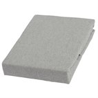 Sale 240x260 Laken Bio Katoen Flanel Grijs Yumeko