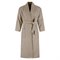 Duster Dames en Heren Velours Biologisch Katoen Classic Taupe Yumeko