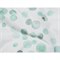 Kinderdekbedovertrek met Print Biologisch Katoensatijn Watercolor Dots Sea Green Yumeko