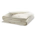 Kinderdekbedovertrek met Print Biologisch Katoensatijn Warm White Sea Shell Yumeko