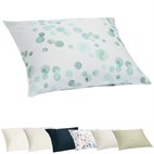 Kussensloop Bio Katoensatijn met Print Yumeko