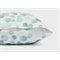 Kussensloop Bio Katoensatijn met Print Watercolor Dots Sea Green Yumeko