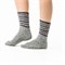 Copy-Warme Sokken Biologische Wol, Katoen, Elastan Grijs Blauw gestreept Living Crafts