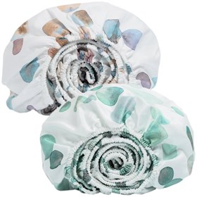 Kinderhoeslaken Biologisch Katoensatijn met Print Yumeko