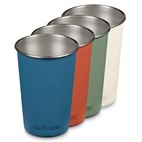 4x Gekleurde RVS Pint Cup Bekers 473 ml Klean Kanteen