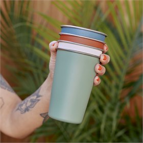 4x Gekleurde RVS Pint Cup Bekers 473 ml Klean Kanteen