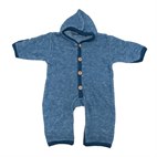 Sale Jumpsuit biologische wol en biokatoen Blauw 50-56 Cosilana
