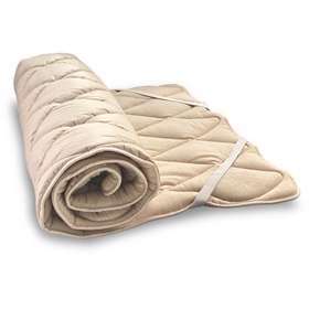 Sale 180200 Matrasoplegger Biologische Wol Extra Dik en Zacht 900 gr-m2 Baumberger