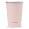 Enkelwandige Gekleurde Beker van gerecycled RVS 300 ml Pastel Pink Qwetch