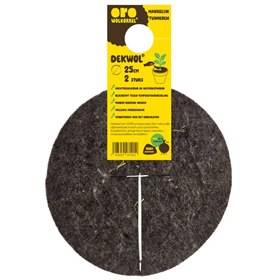 Oro Wolkorrel Dekwol van Schapenwol 2 Stuks 25 cm OROwolkorrel