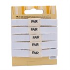 Haarelastiekjes Natuurrubber Plasticvrij Set van 5 Fair Squared