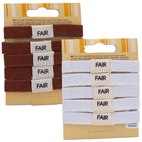 Haarelastiekjes Natuurrubber Plasticvrij Set van 5 Fair Squared