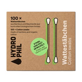 Wattenstaafjes Bamboe en Bio Katoen 100 Stuks Hydrophil