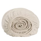 90x210 Sale Hoeslaken Jersey Biokatoen Creme Yumeko