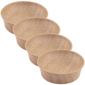 Bamboe Dip- en Snackbakjes set van 4 Bambu