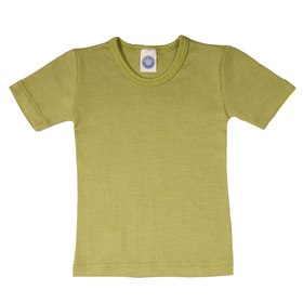 Kindershirt Korte Mouw Biologische Wol en Zijde Cosilana