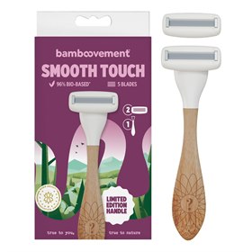 Scheermes Smooth Touch Bamboe met Verwisselbare Kop Bamboovement