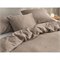 Dekbedovertrek Bio Katoen Satijn met Print 260x220 Warm Taupe Seashell Yumeko