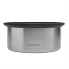 Lunchbox Rond van Gerecycled RVS en Siliconen Ring 15x6,5 Qwetch